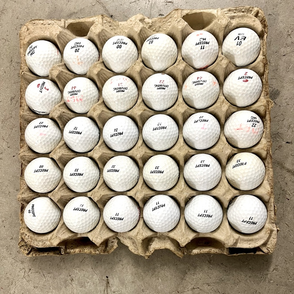 Precept Golf Balls 30 Count Flat
